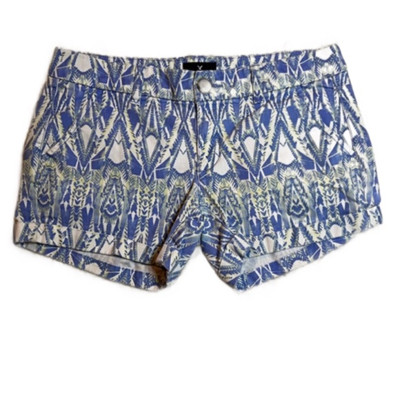 American Eagle Outfitters Pants - ⭐️American Eagle Blue Patterned Shorts